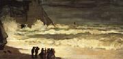 Rough Sea at Etretat Claude Monet